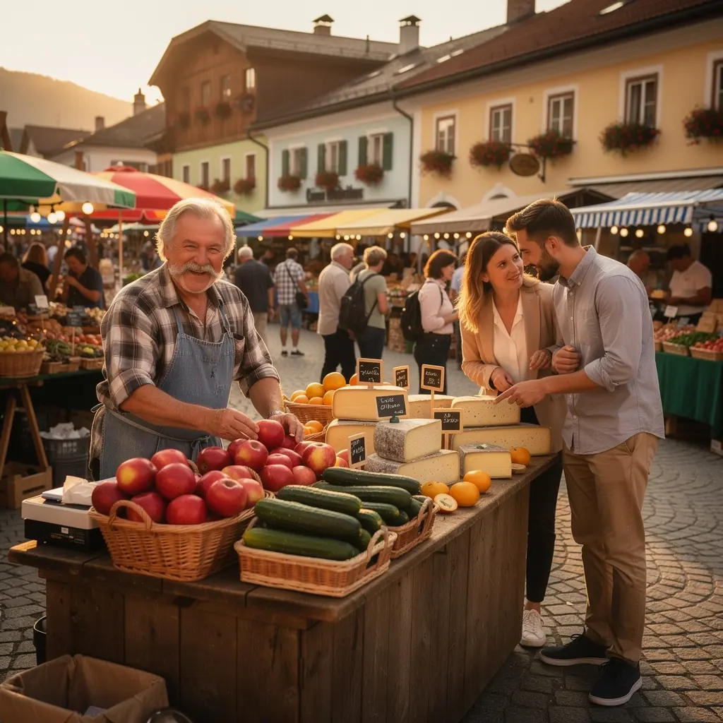 Hausgemachte Nudelgerichte mit saisonalen Kräutern und Gemüse.