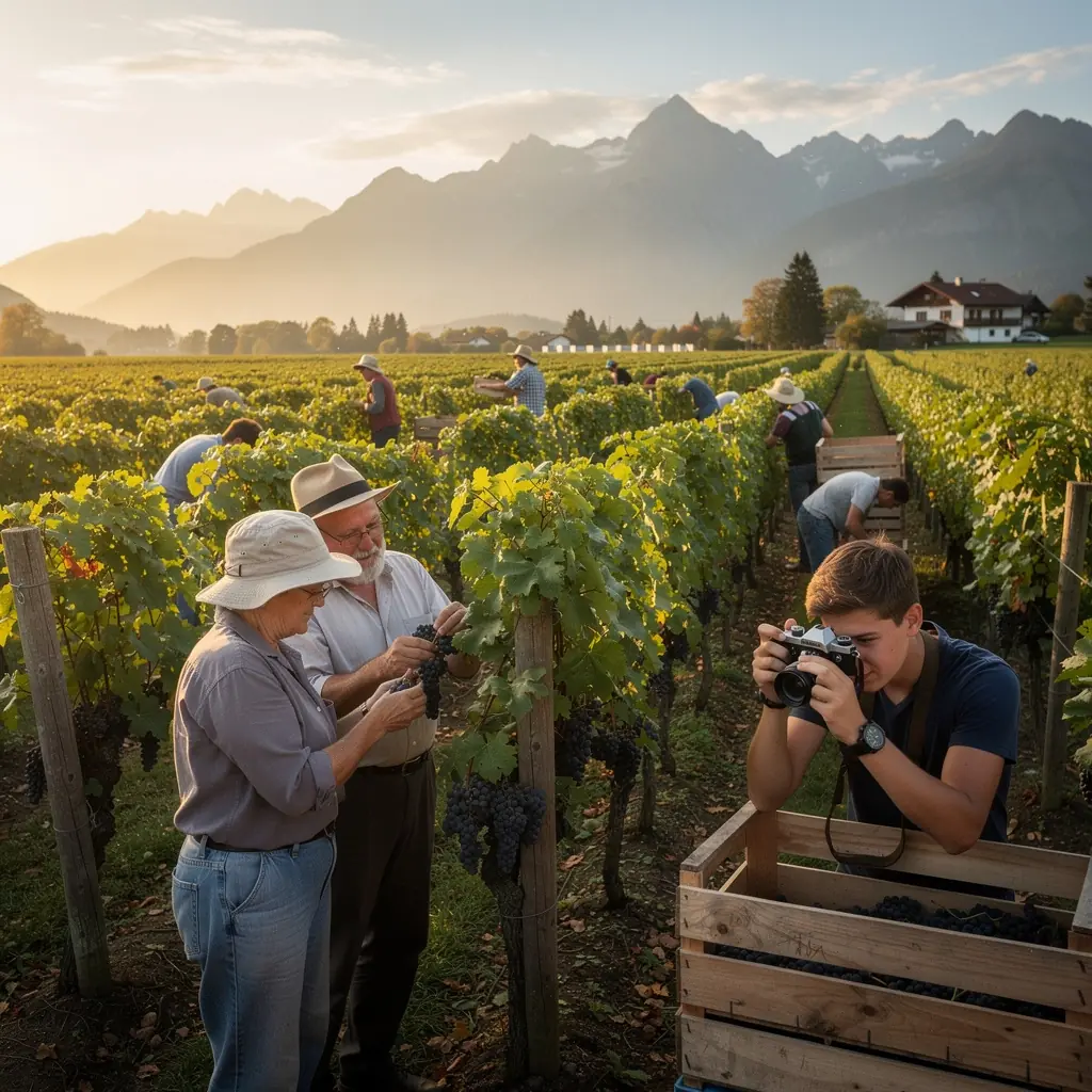 Ein gemГјtliches KГјchenambiente mit TГ¶pfen und Pfannen, gefГјllt mit duftenden, hausgemachten Speisen.